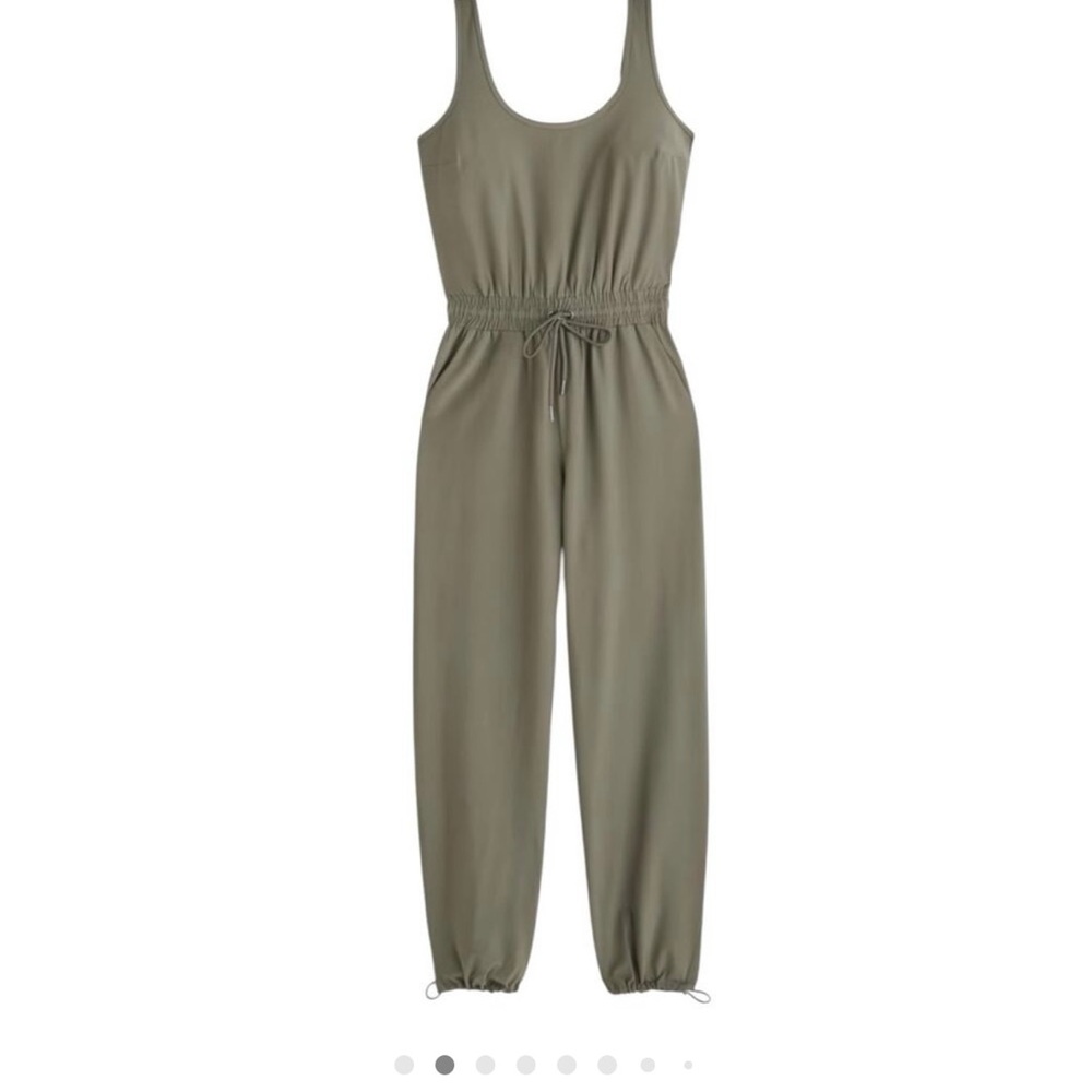 Abercrombie & Fitch Sage Green Jumpsuit